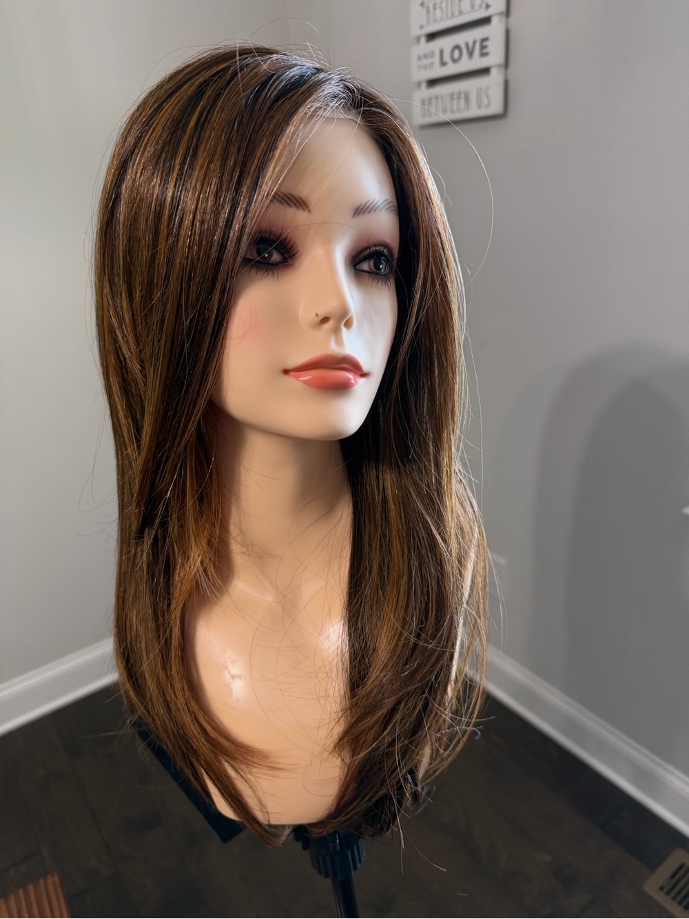 NWT Belle Tress Stella V - Rich Chocolate Brown in Box